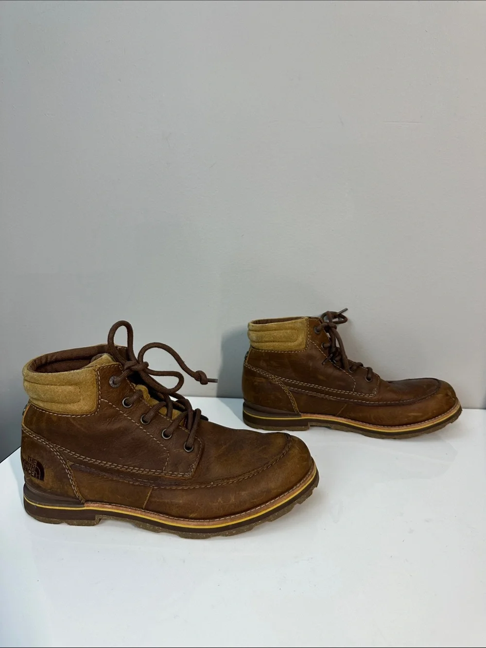 North Face Mens Brown Bridgetown Chukka Boots Size 8.5 Gorpcore Hiking Outdoor
